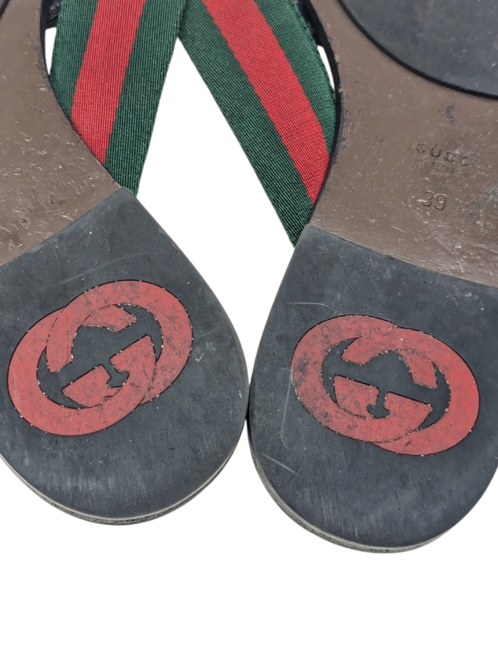 Gucci Kika Interlocking GG Thong Flip Flop Sandal Size EU 39 - Picture 11 of 12